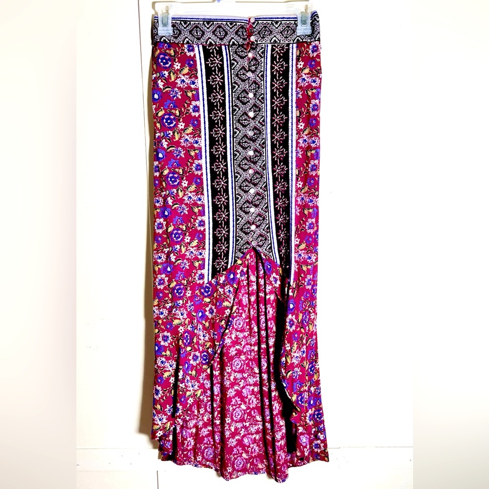 Hi-Low Rayon Skirt